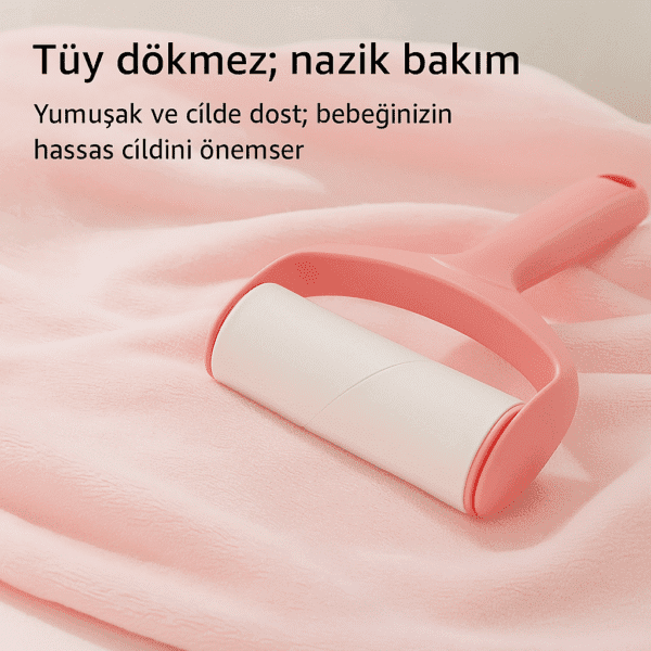 tüy bırakmayan bebek havlusu kumaş detayı