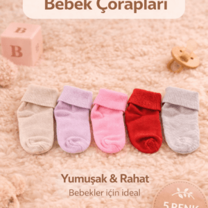 Renkli Bebek Çorapları