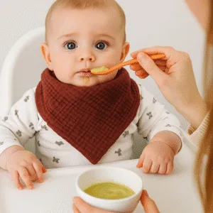 kahverengi müslin mama önlüğü