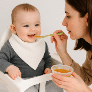 4 katlı müslin bebek mama önlüğü