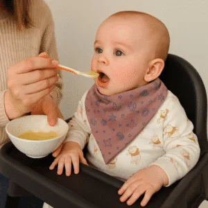 İnterlok penye bebek mama önlüğü genel görünüm