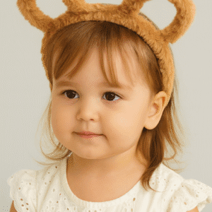 Peluş Ayı Kulaklı Taç