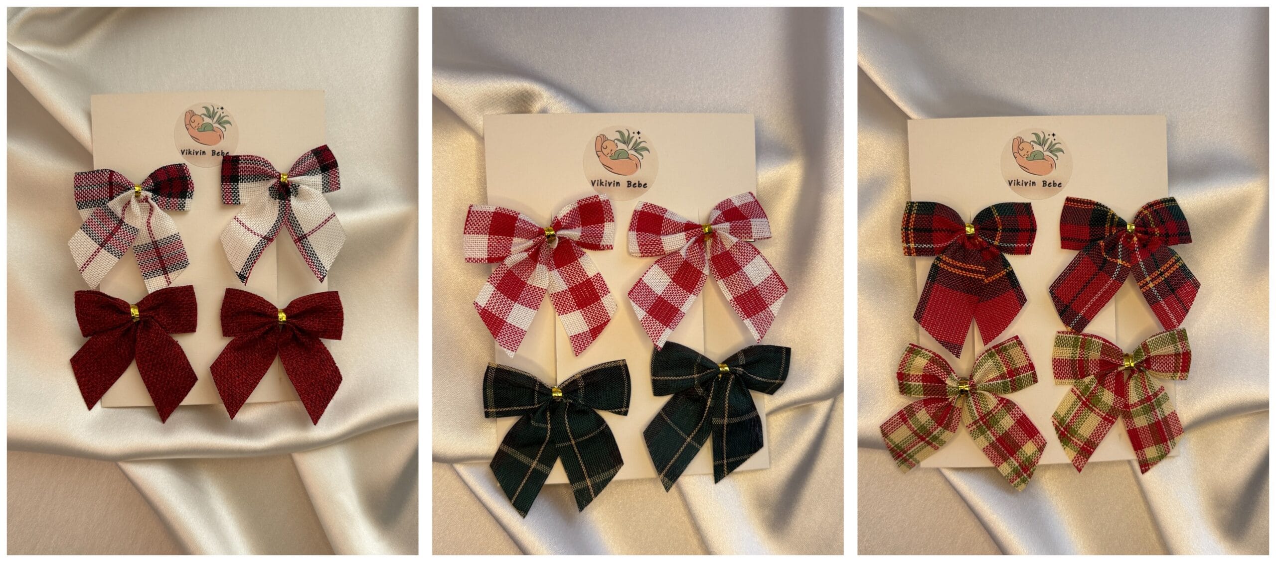 Çocuk Fiyonk Toka 4'lü Set