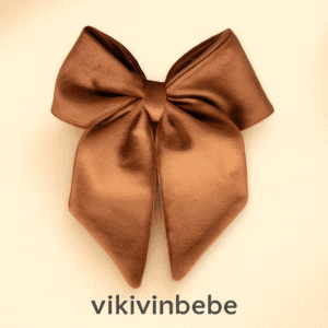 Nubuk Kumaş Fiyonk Toka Kahverengi Önden Görünüm