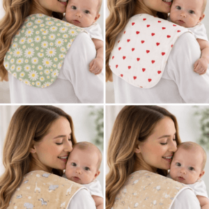 3 farklı desen el yapımı organik omuz bezi set görünümü