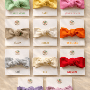 bebek saç bandı 11 farklı renk